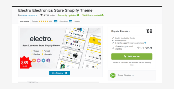 Electro Electronics Store Shopify Theme
