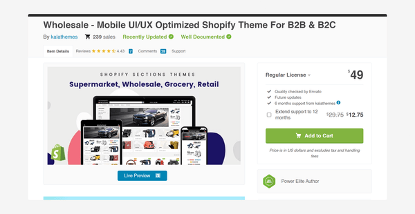 Wholesale Mobile UI/UX Optimized Shopify Theme